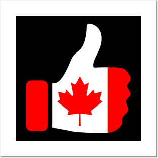 Canada Thumbs Up Posters and Art